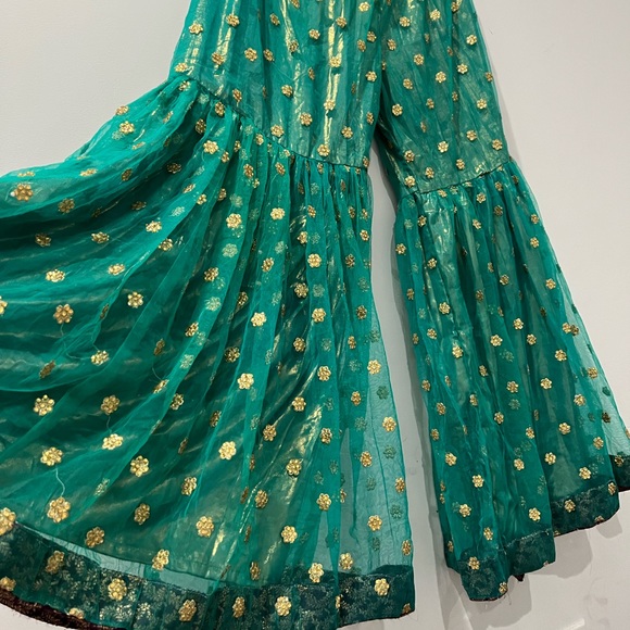 Indian Pakistani Embroidery stone work salwar Kameez suit - Picture 4 of 5